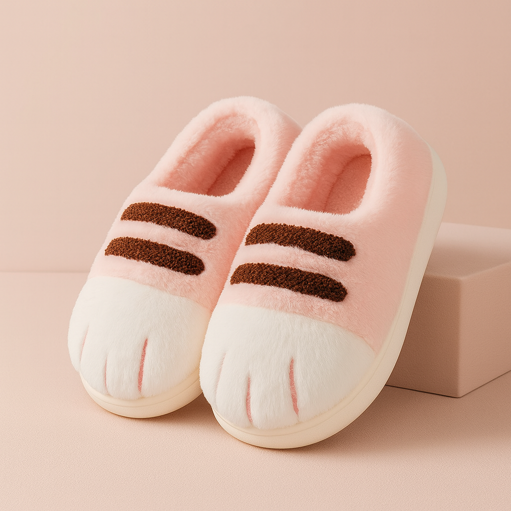 Cute Cat Paw Slippers