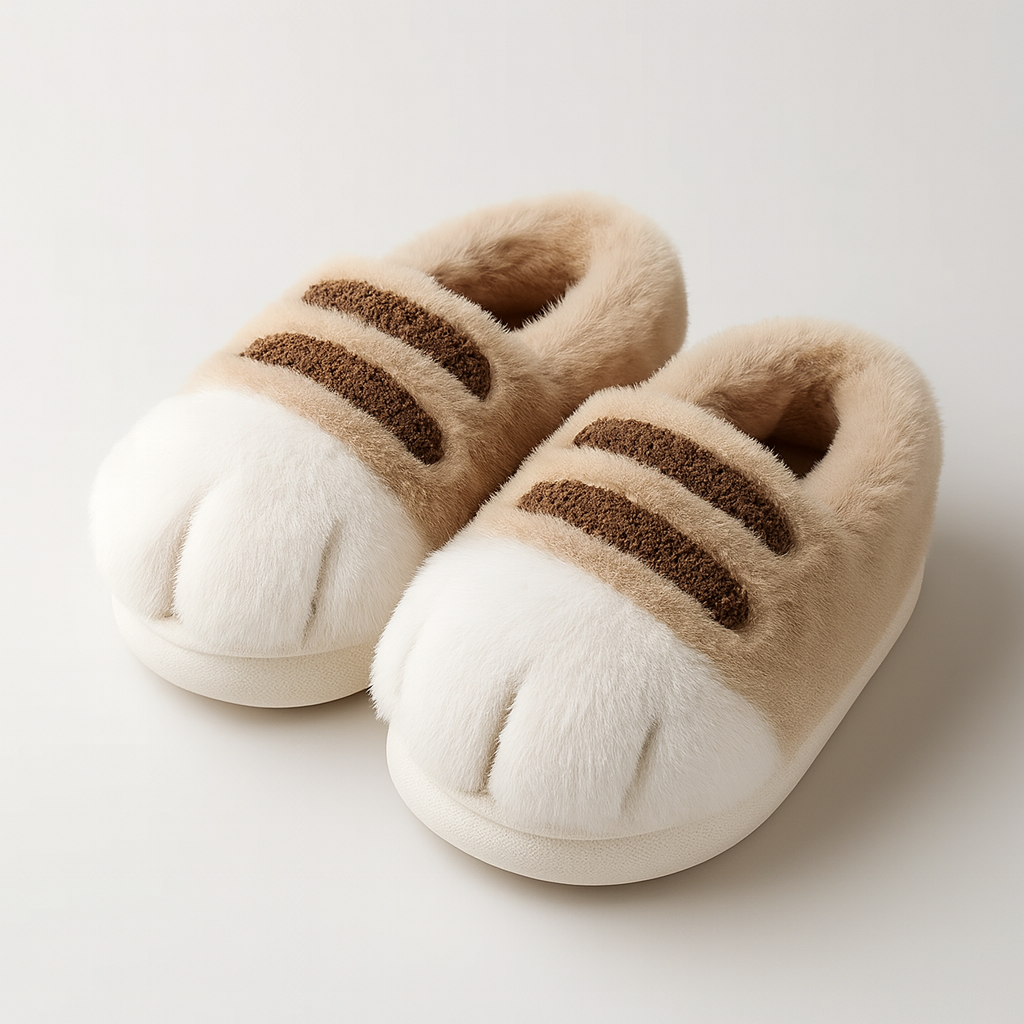 Cute Cat Paw Slippers