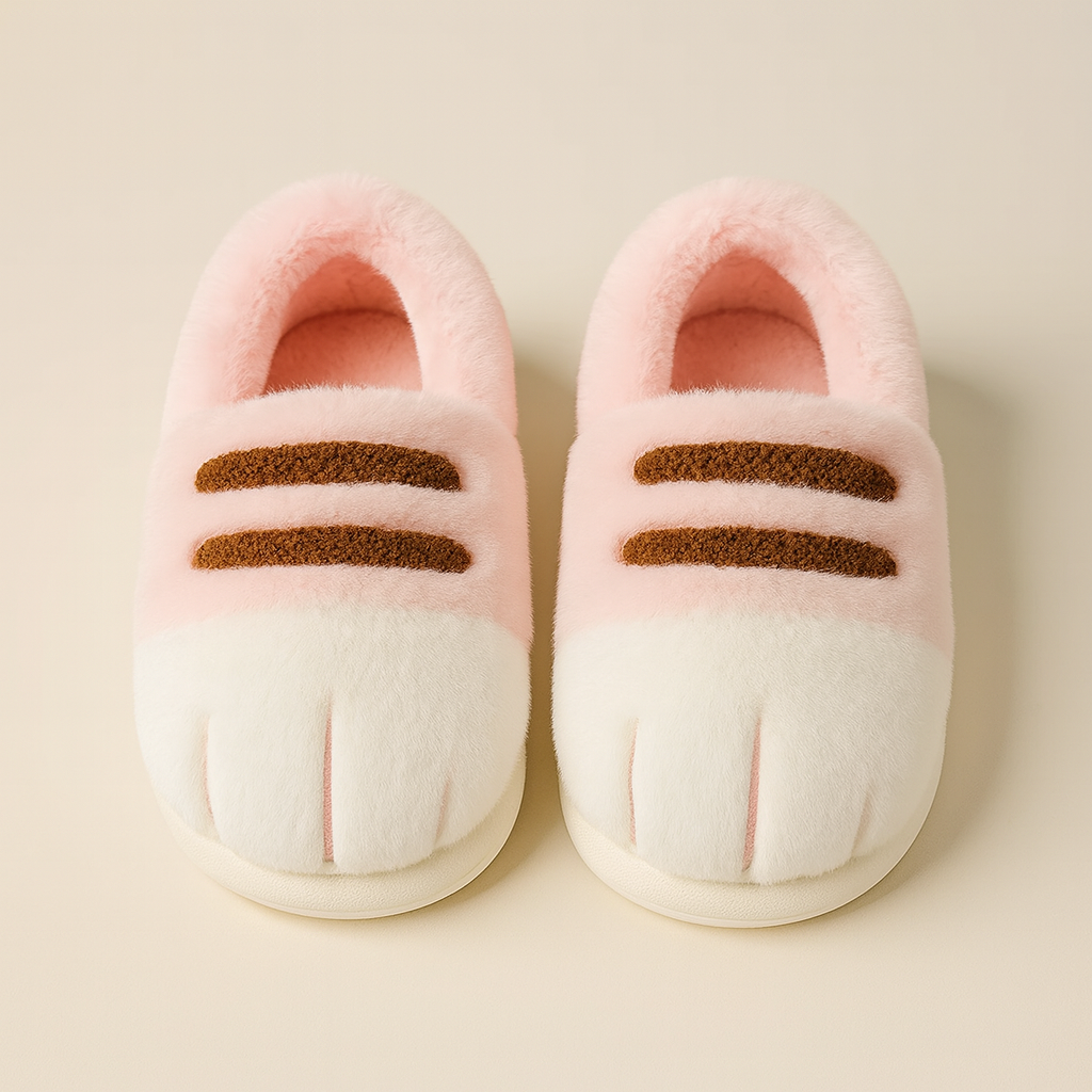 Cute Cat Paw Slippers