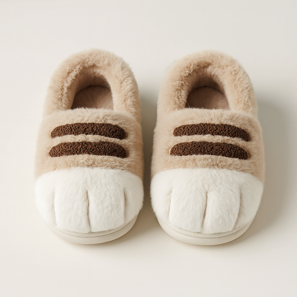 Cute Cat Paw Slippers